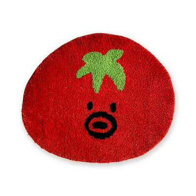 Mustache Red Tomathew Rug 웅이 토매튜 러그