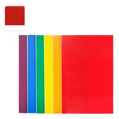 반품불가 현진 단면칼라보드롱 4절 CB 16 빨강색 5장