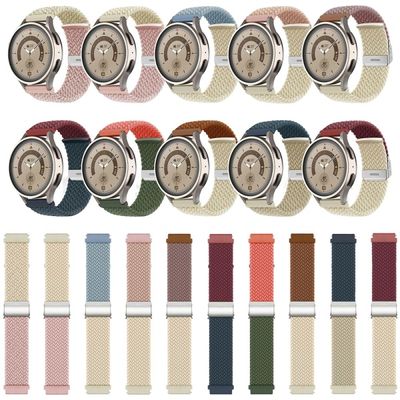 갤럭시워치 5 4 3 배색 나일론 스트랩 시계줄 20 22MM