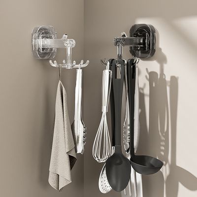 360도 만능 주방용품 조리도구 회전 걸이 블랙 N484