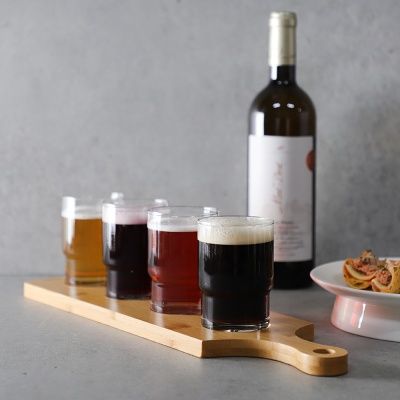 M브랜디잔 핸들 트레이 포함 세트 5p