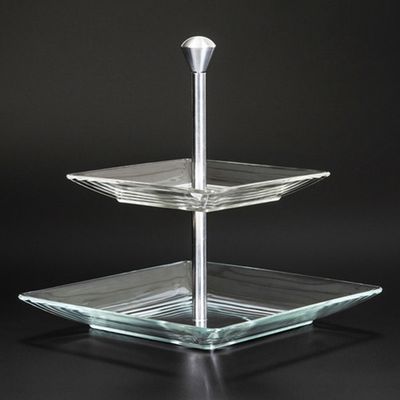 보르고노보 식기 모디 2단 케이크 플레이트