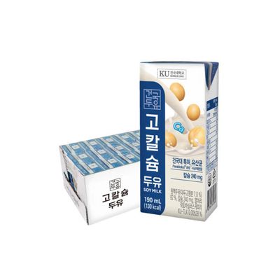 건국 고칼슘두유 190ml 24팩/48팩 중 택1