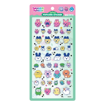 [다마고치] 팝콘 스티커 Dot Pink Land