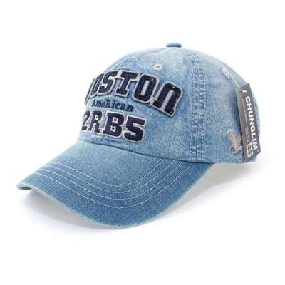 [애슬릿]빈티지 야구 모자 여자 남자 로고 데님 패션