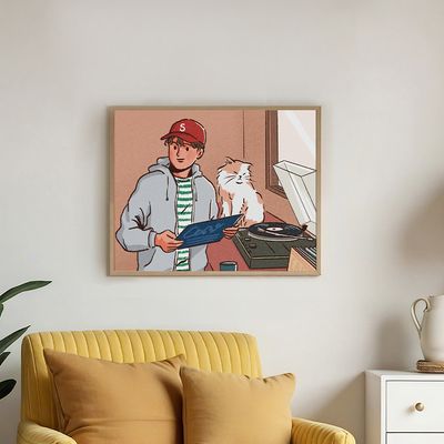 music club, OUR BOY AND GIRL 작가 그림