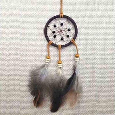 에스닉 드림캐쳐 포인트 비즈 블랙(WFHM147)