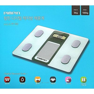 핌핀 디지털 체지방 체중계 PP-309(WFGE5WV)