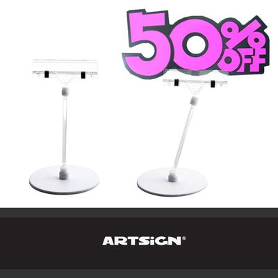 T자 게시물꽂이 쇼클립 50개벌크(WB65FBA)