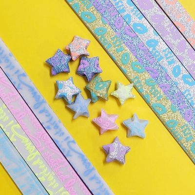 야광 별종이 별접기 반짝이 별종이(WFEE705)