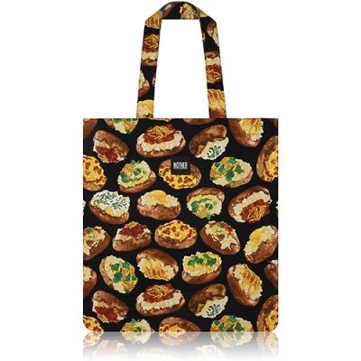 nother Loaded Baked Potato Flat Tote Bag / 나더 베이크 포테이토 토트백