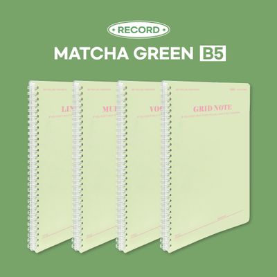 마넷 말차그린 스프링 노트 B5
