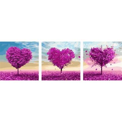 사랑나무 (3단) (캔버스) 명화그리기 50x50