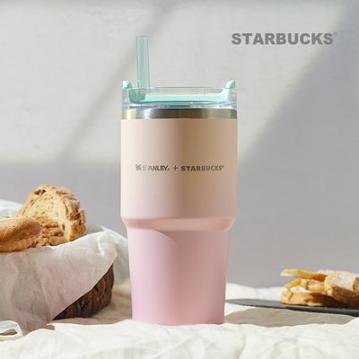 스탠리x스타벅스 DT2.0켄처 그라데이션핑크 텀블러