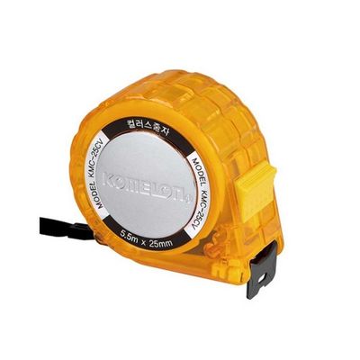 코메론 컬러스줄자 KMC-25CV 5.5m 색상랜덤