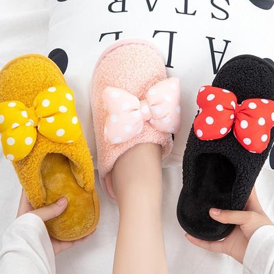 깜찍 통통 도트리본 방한화(WFK4YVB)
