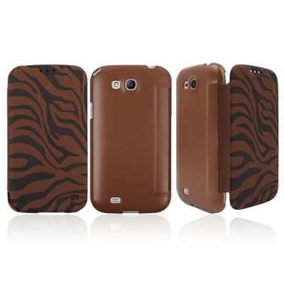 지브라 플립 플립 케이스 (브라운, 옵티머스G프로)