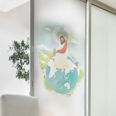 is944-지구사랑예수_유리문시트지