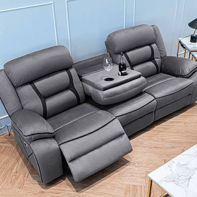 아도라퍼니처 프리미엄701 솔라원단 리클라이너 3인