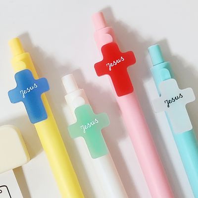 [초롱이와하나님] 십자가 아크릴 젤펜(4종 택1)