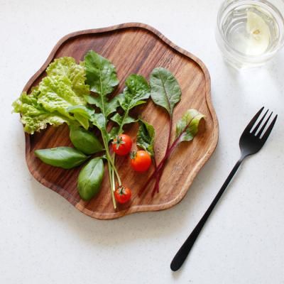 로즈우드 연화반 트레이 -2호(약23cm)