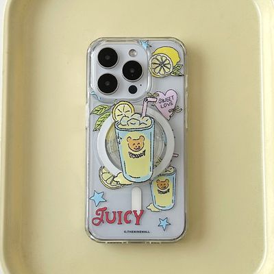 lemon drawing pattern [맥세이프 젤하드 폰케이스]