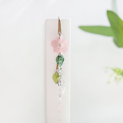 봄날 벚꽃 책갈피 금속 북마크 봄꽃 
