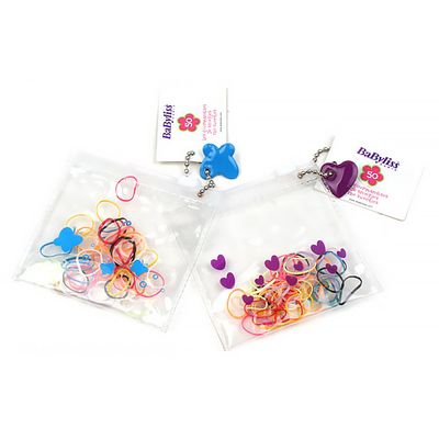 바비리스 컬러 머리끈 헤어밴드 머리고무줄 보관 세트