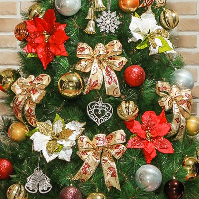 180cm 카니발 골드& 레드 장식 세트 트리