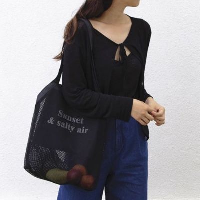 sunset mesh bag - 썬셋 메쉬 백 (블랙)