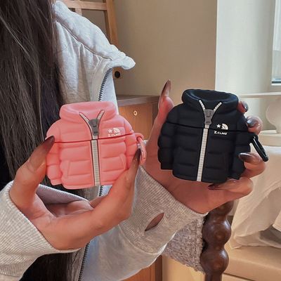 에어팟 케이스 패딩 실리콘 커버 키링 1 2 3 4 프로