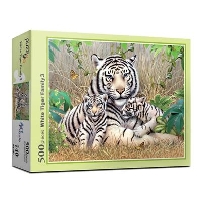 직소퍼즐 풍경 명화 백호의 가족 3 500피스 PL740