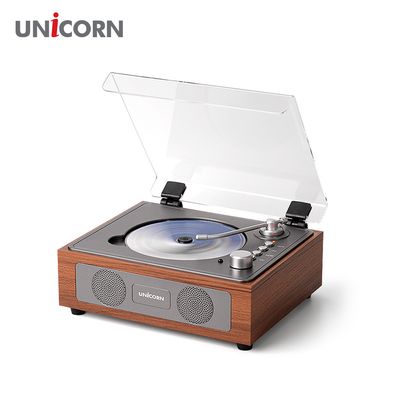 유니콘 엔틱 레트로 블루투스 휴대용 무선CD플레이어 