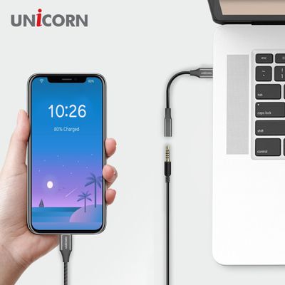 유니콘아이폰 아이패드 호환 8핀 to 3.5mm이어폰젠더 