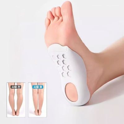 케이맘 아치깔창 자세교정 깔창 1세트 화이트 J416-O