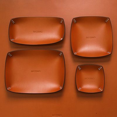 가죽트레이 악세사리 소품 정리 다용도 보관함(Small)