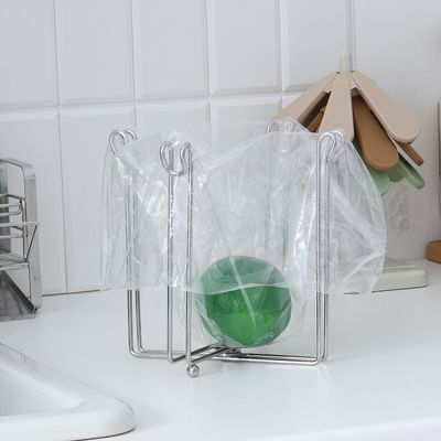 스텐 304 접이식 비닐봉투 거치대