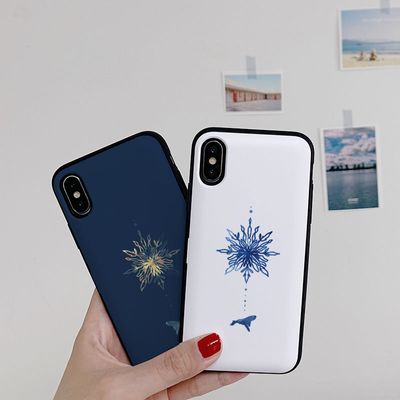 흰달 결정 카드케이스