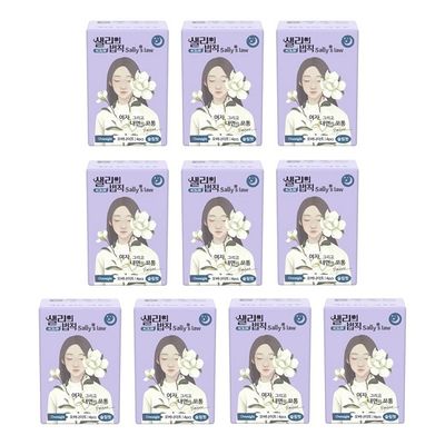 샐리의법칙생리대 시그니처 슬림핏 오버나이트4PX10팩