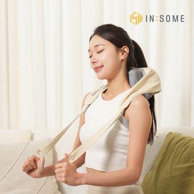 인썸 목 어깨 승모근 마사지기 무선 안마기 ISM-1