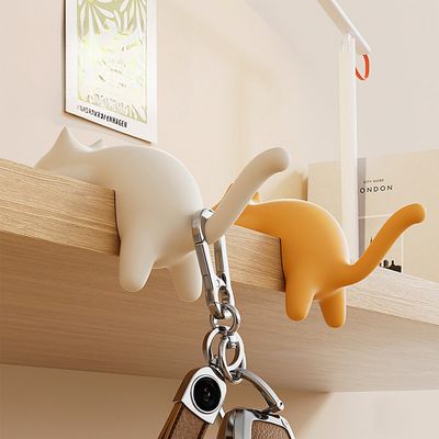 [토마]고양이 꼬리 가방 걸이/접이식 걸이 (CN284)