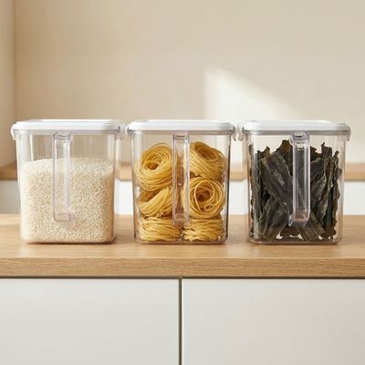 주방 투명 잡곡야채 보관 냉장고 밀폐용기 밀폐용기7L