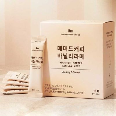 [매머드커피] 바닐라라떼 20개입