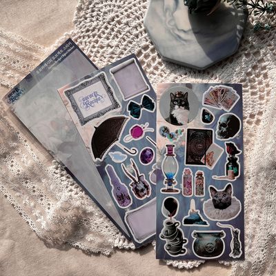 오로라레시피 오브젝트 씰스티커