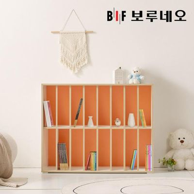 보루네오 리츠 2단 전면 책꽂이 책장 1000 PL0141