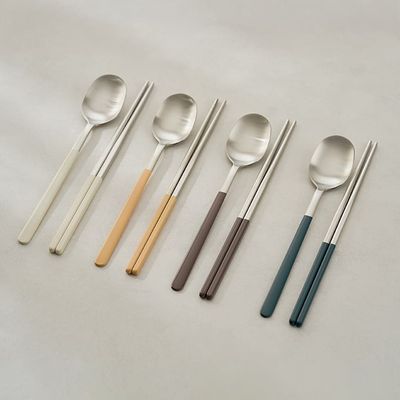 데일리 4인 수저세트 스텐 신혼부부 숟가락 젓가락