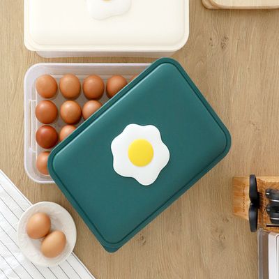 냉장고 신선 달걀보관 아기자기 커버 신혼 에그트레이