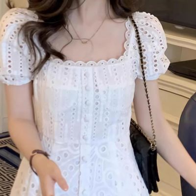 여성 썸머 데일리 카시아 펀칭 블리 원피스