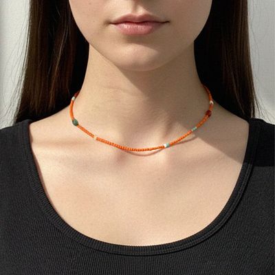 Viva orange necklace