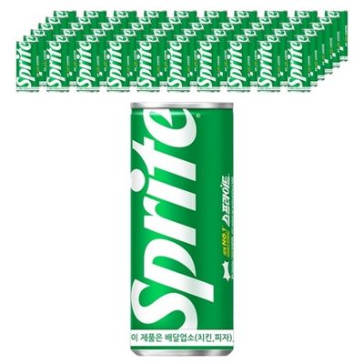 스프라이트 업소용 슬림캔 245ml 30캔 x 2박스